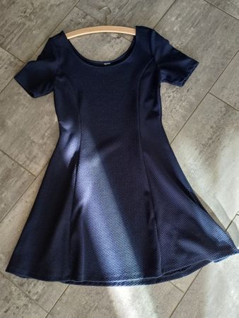 Kleid ca. Gr. M dunkelblau