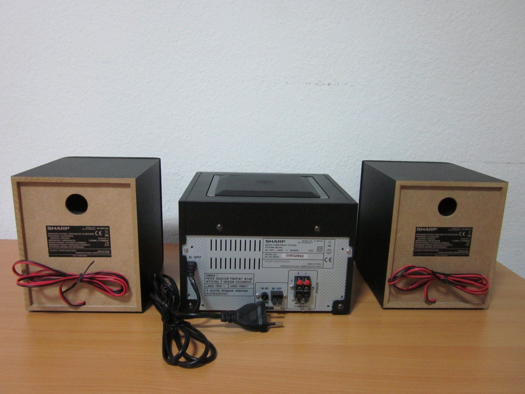 Sharp Lettore multimediale & Streamer: Sharp - XL-MP15H (Micro-chaîne hi-fi) – Usato da Epalinges venduto da Batis82 7