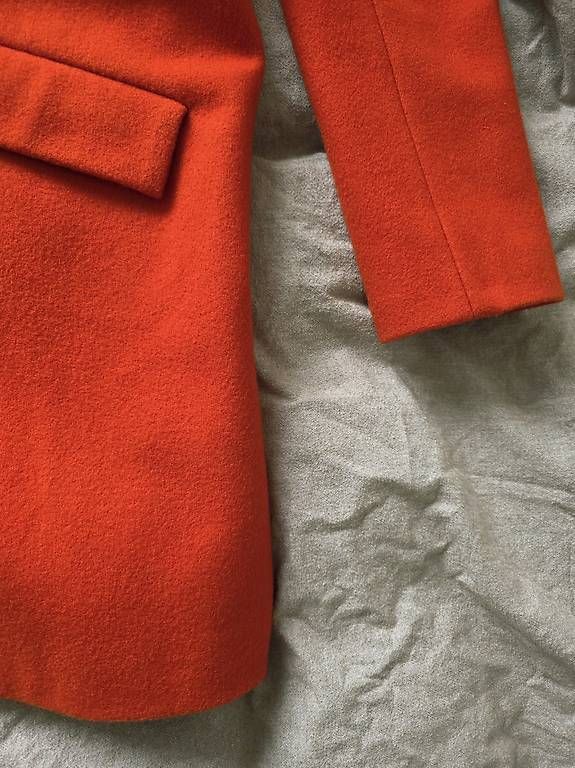 Sessun Cappotti: sessun wollmantel orange M – Usato da Römerswil LU venduto da Thecoconuts 1