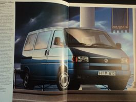 Prospekt VW Volkswagen Caravelle 1991 VW-Bus