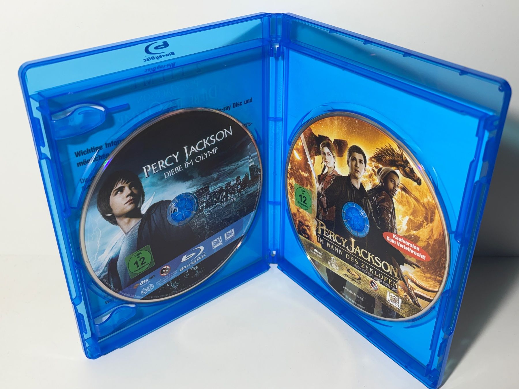 Tous les DVDs: Percy Jackson 1&2 Blu Ray – D'occasion à Wilderswil par Sstriker 2