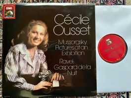 LP PIANO Cécile Ousset Mussorgsky Ravel Pictures At.. LP🛀
