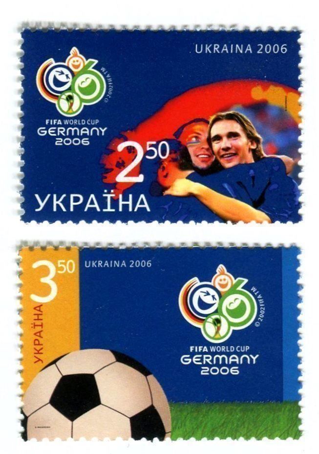 Tutti i francobolli: Briefmarken "Fussball". Ukraine – Nuovo e nell'imballaggio originale da Basel venduto da Butsch5
