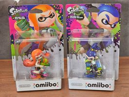 Splatoon 1 - Inkling Boy & Girl Amiibos / Neu & OVP