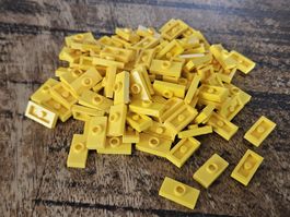 lego 3794 lot de 100 pièces Yellow Plate, Modified 1 x 2