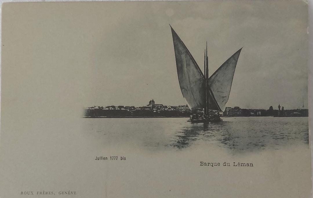 Cartes postales: LAC  LEMAN - Barque – D'occasion à Delémont par Domdom1