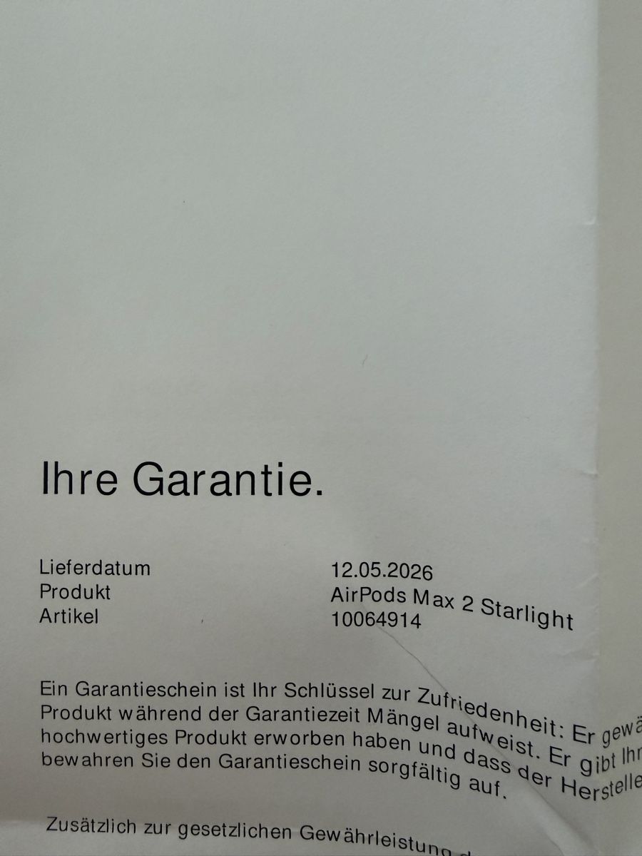 Apple Cuffie: Apple AirPods Max 2 Starlight mit Case USB-c – Nuovo e nell'imballaggio originale da Dübendorf venduto da Handyoutlet 3