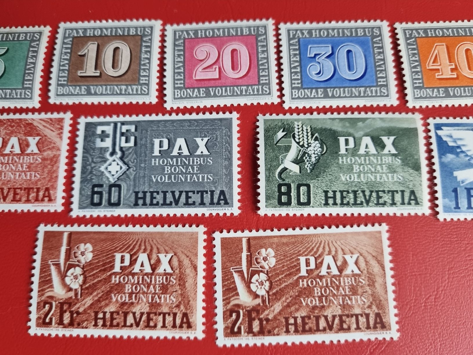 Tutti i francobolli: PAX - POSTFRISCHE TEILSERIE - 1945 – Nuovo (secondo la descrizione) da Heimenschwand venduto da rog_p7h9 1