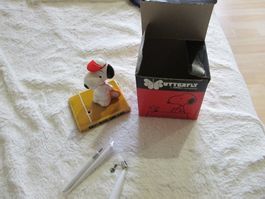 Snoopy Kugelschreiber Halterung Original Verpackt Vintage