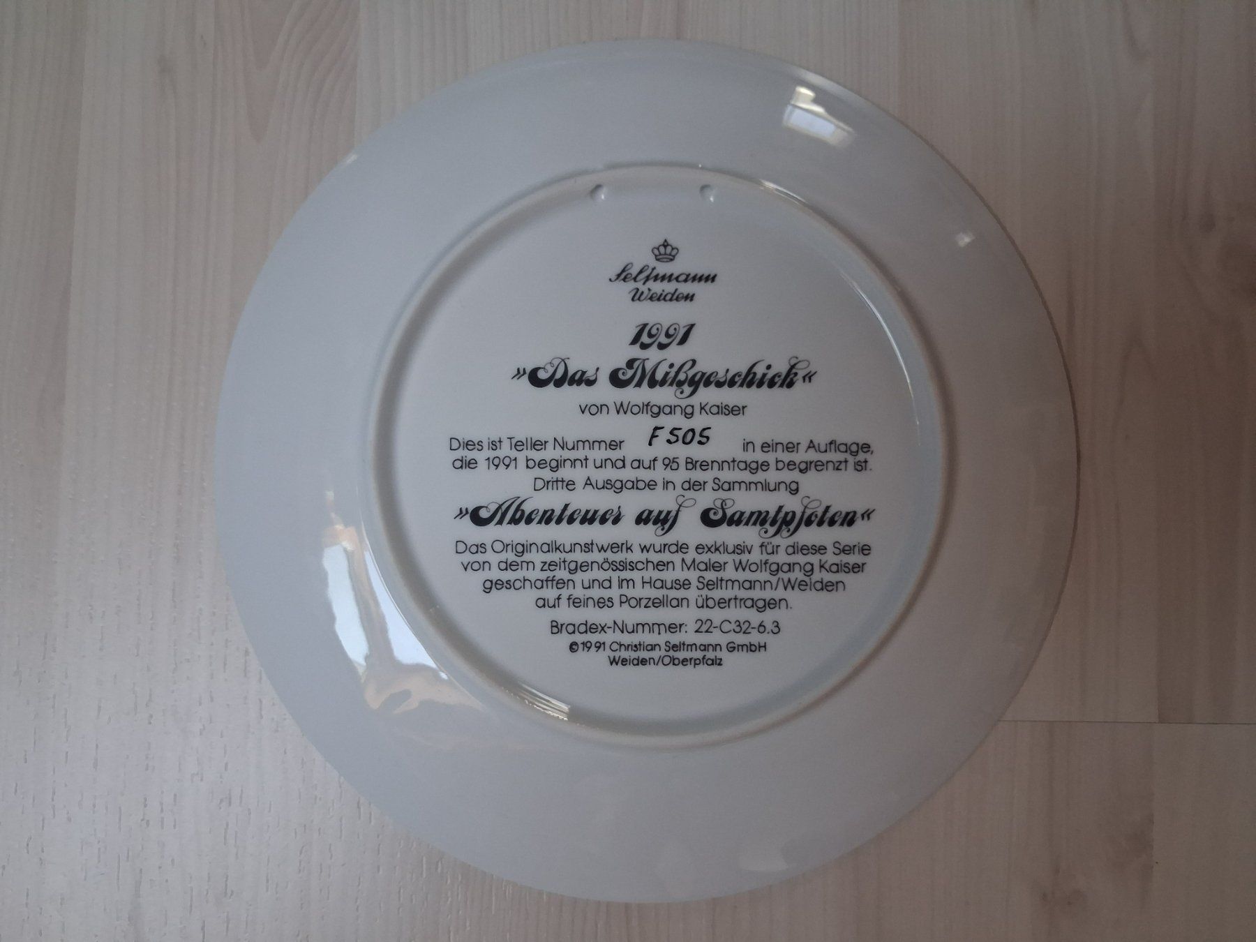 Assiettes: KATZENTELLER SAMMELTELLER – Neuf (Voir description) à langnau par Santos1411 1