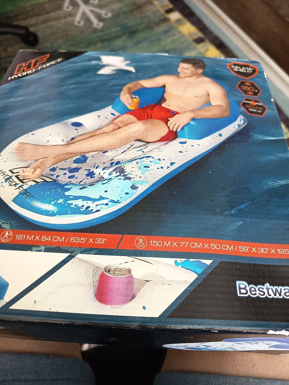 Bestway Spielzeuge: Luftmatratze Cool Blue als Badespass – Neu und originalverpackt aus Niederglatt ZH von Fischer_stamps 1