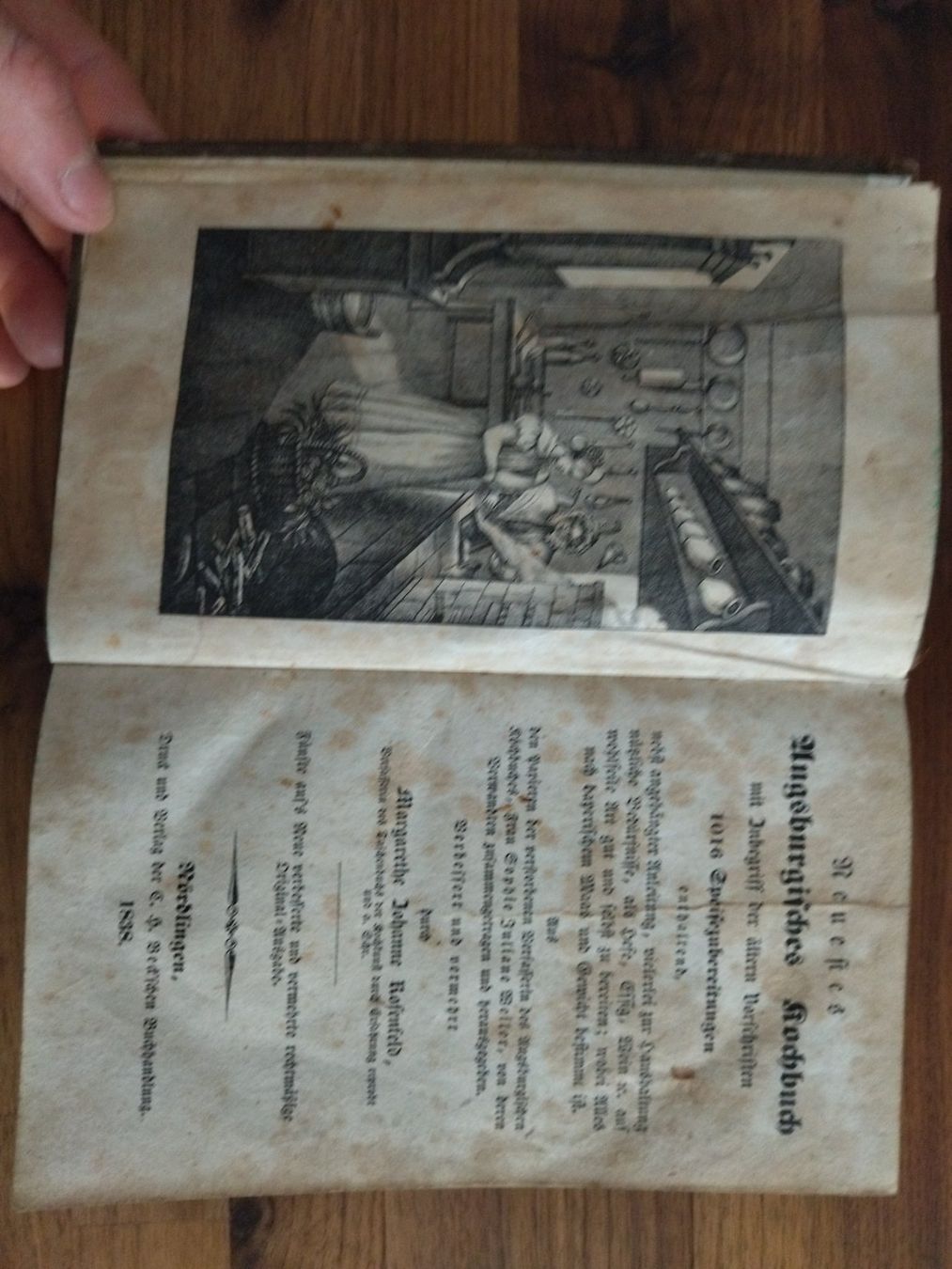 Libri: Kochbuch antik RARITÄT 1838 – Usato da Felben-Wellhausen venduto da bananajoe8474 2