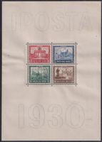 Deutsches Reich 1930: Block 1 * - Kat. 550.--