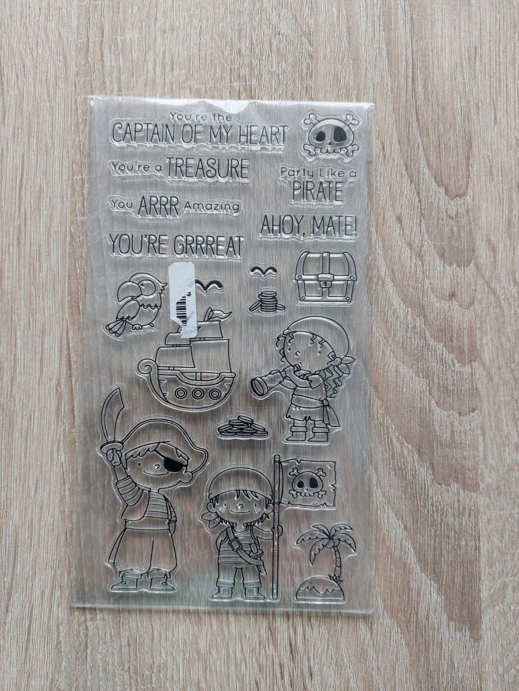 Stempel: *** CLEAR STAMPS *** PIRAT *** – Neu und originalverpackt aus Amriswil von SCHLOSSGEISTLI
