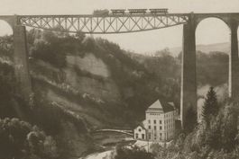 St. Gallen;  Sitterviadukt Bodensee -Toggenburg-Bahn um 1920