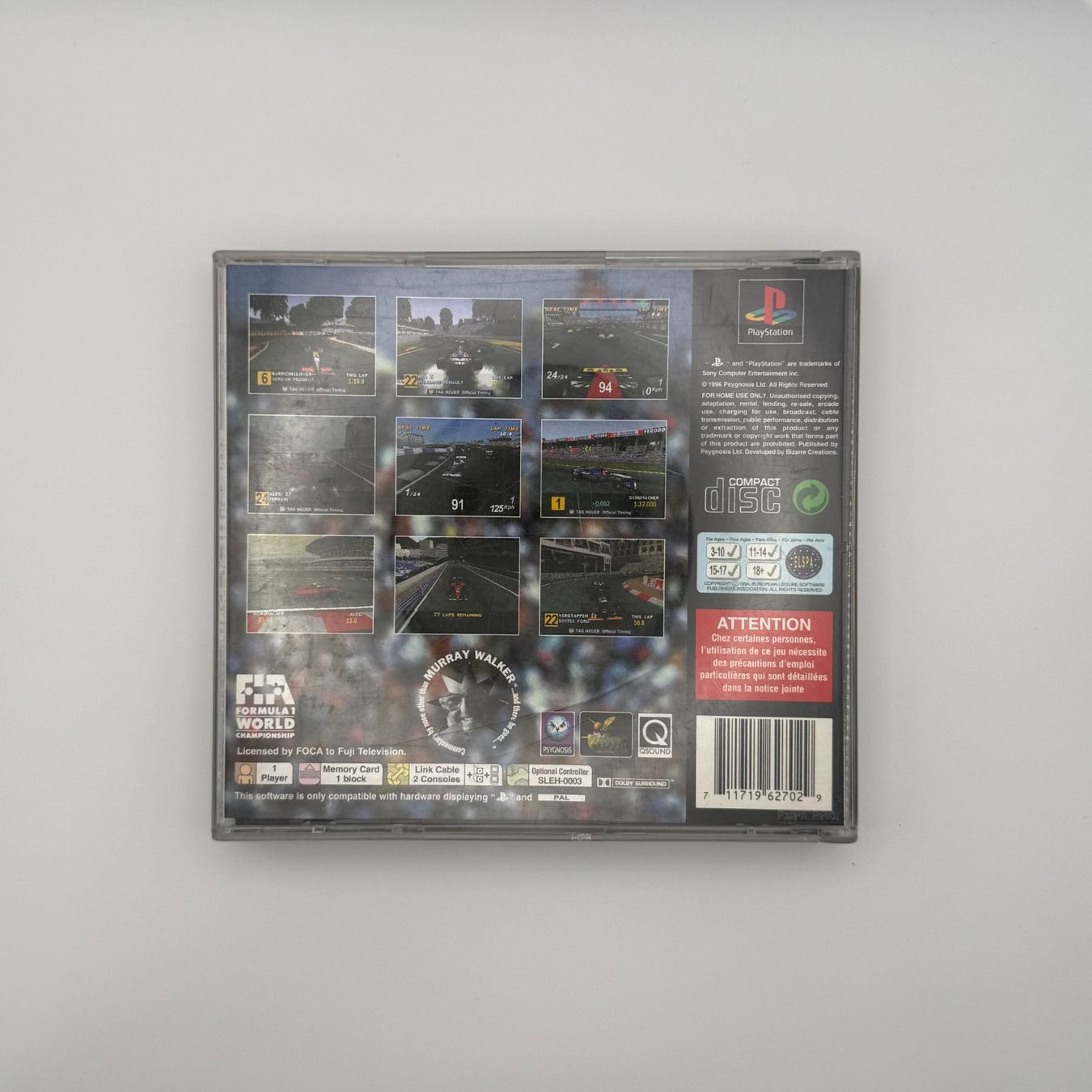 Sony Giochi: Formula 1 PS1 – Usato da St. Gallen venduto da KumanekoDen 1
