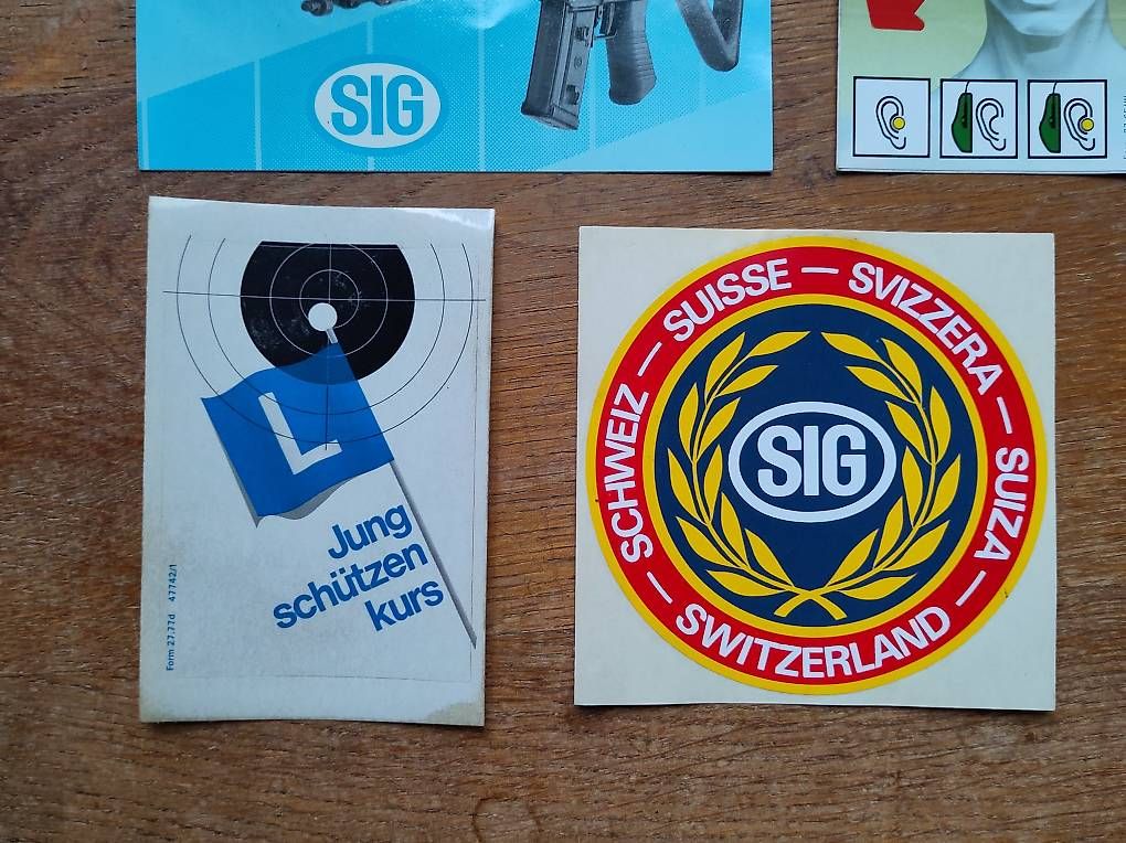 Sticker: Div. Aufkleber SIG, SIG-Sauer & Armee – Nuovo (secondo la descrizione) da Muttenz venduto da Laeckerlihamschter 6