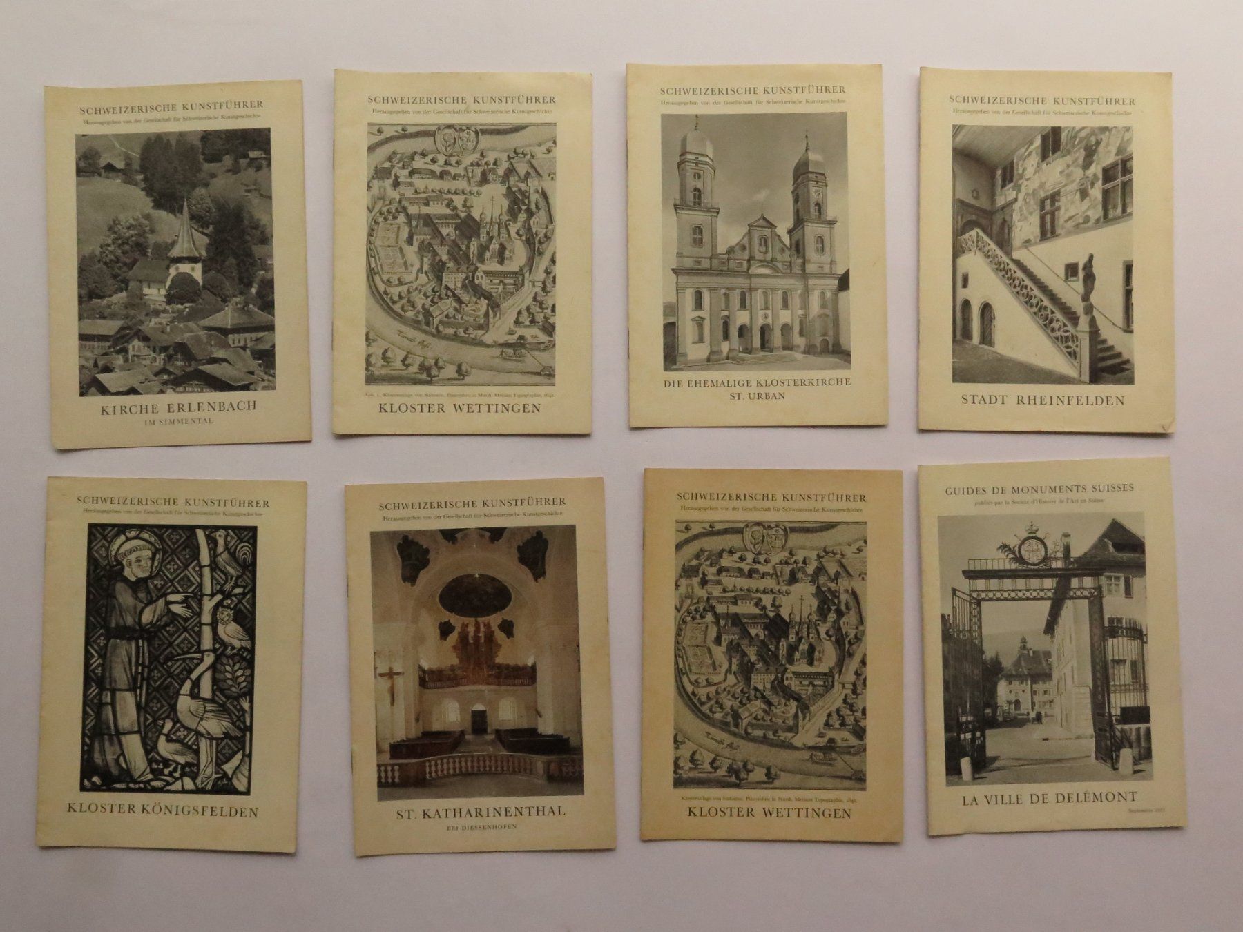 Riviste & Magazine: Schweizerische Kunstführer ab 1954 - 8 Hefte – Usato da Zwingen venduto da Tigertimmi