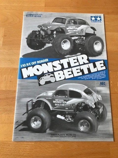 Tamiya Modellismo RC: Tamiya Monster Beetle(58060)Bauanleitung – Nuovo (secondo la descrizione) da Buchs ZH venduto da rc-indoorbahn