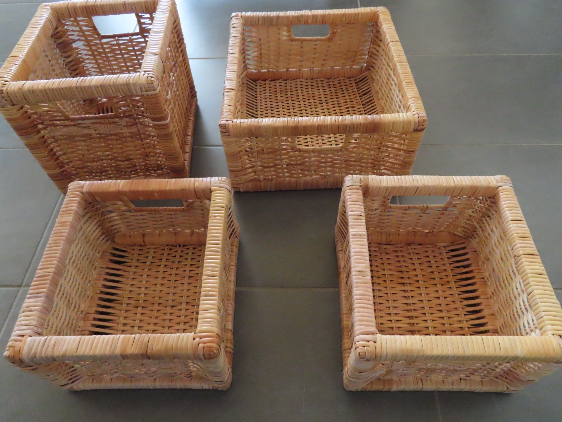 Ikea Altro per la casa: 4 schöne Rattan--Körbe +++top+++ – Usato da Wallenried venduto da Asyano 1