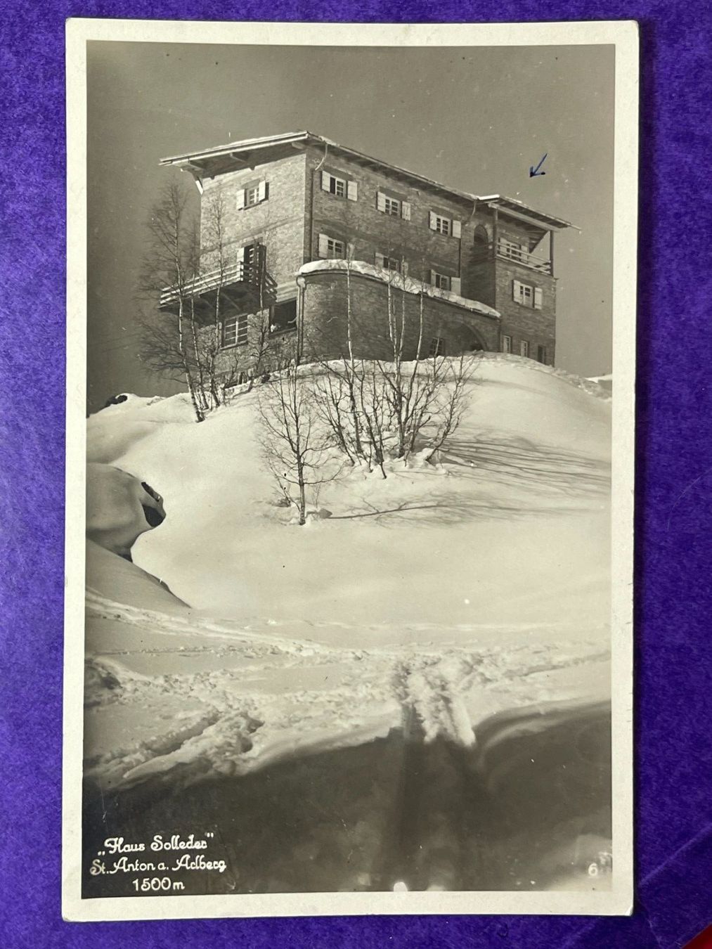 Cartoline postali: Haus Soledec, Anton am Arlberg – Usato da Steg VS venduto da danwer74