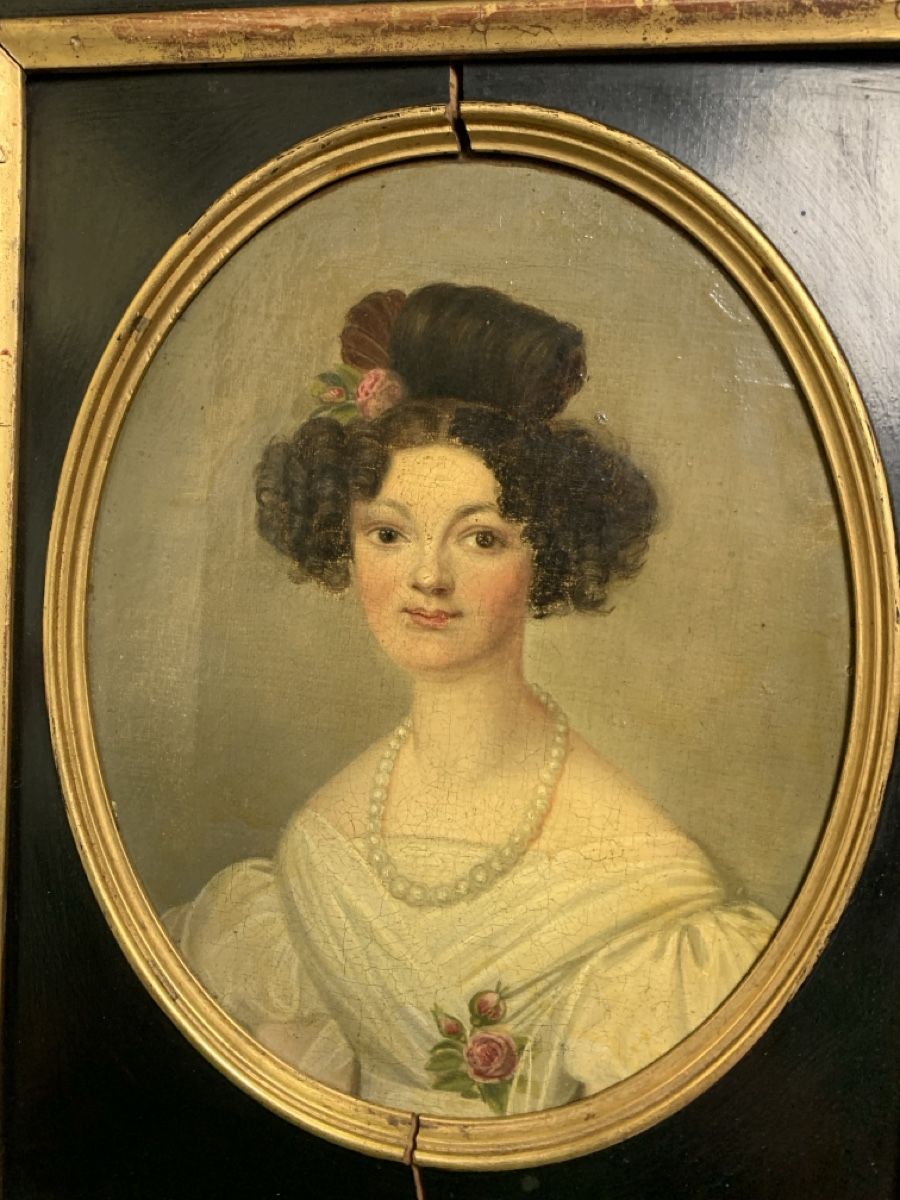 Dipinti: Antikes Portrait L. v Z. – Usato da Wolfhalden venduto da SecondAntique 2