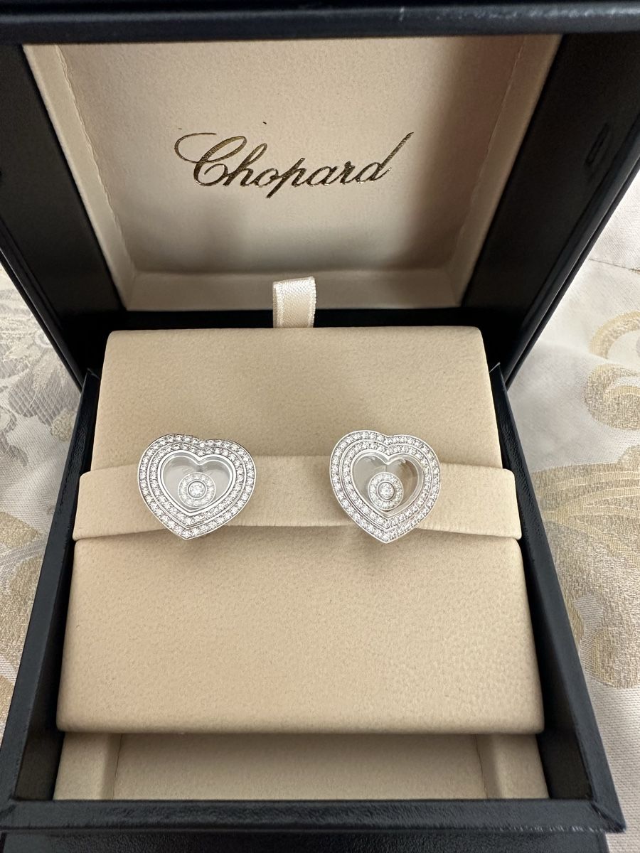 Chopard Orecchini pendenti & Orecchini a lobo: Ohrringe CHOPARD Happy Diamonds – Usato da Emmenbrücke venduto da audi1998 4