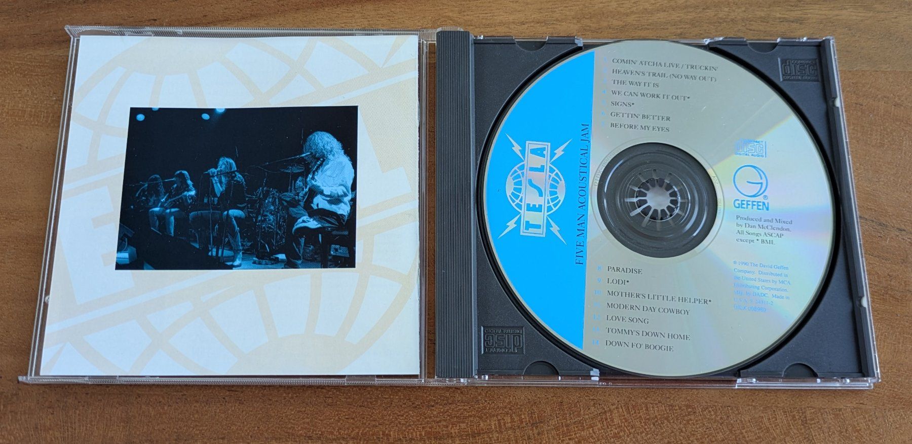 CD: Tesla - Give Man Acoustical Jam CD – Usato da Basel venduto da Beretta2 1