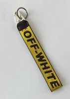 Off-White Industrial Keychain Gelb/Schwarz – NEU, OVP & Box