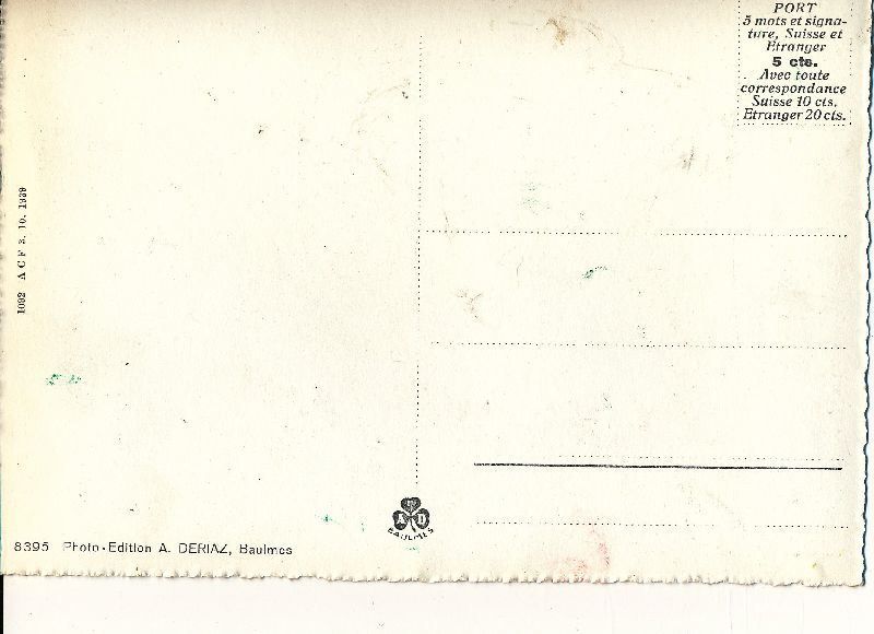 Ansichtskarten: Morges - Cuarnens - l'Eglise + 1939 – Gebraucht aus Emmenbrücke von teestube 1