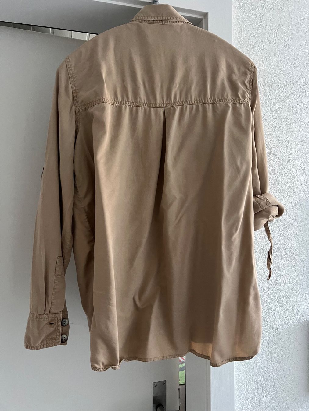 Mango Camicette: MNG Casual Bluse Mango Hemd, Beige, Grösse L – Usato da Ruggell venduto da Malbuntiger01 2