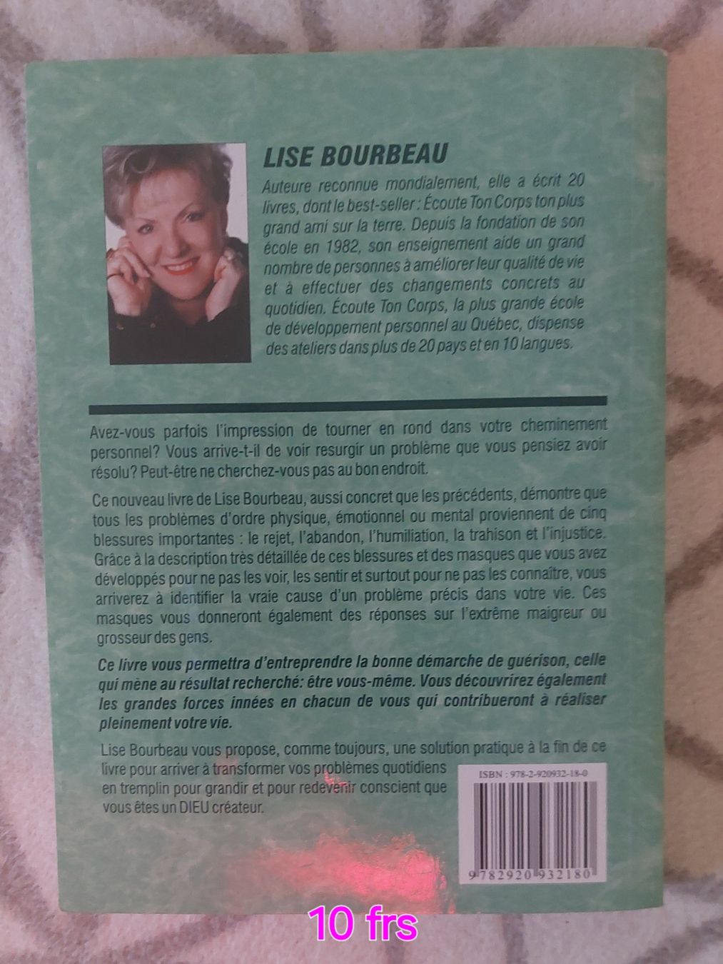 Bücher: Les 5 blessures qui empêchent d'être soi-même – Gebraucht aus Bassins von Dyva80 1