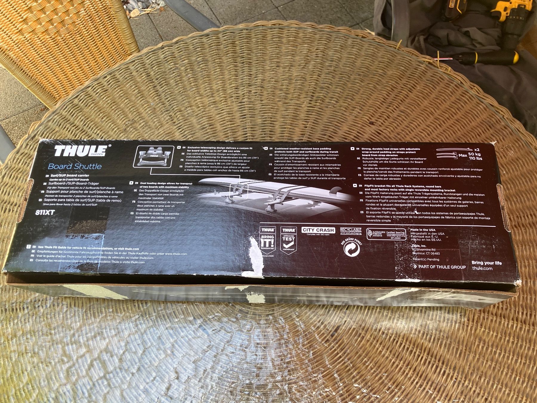 Thule Dachträger: THULE BOARD SHUTTLE, WIE NEU, NIE GEBRAUCHT! – Neu und originalverpackt aus Wilderswil von tomthebomb 3