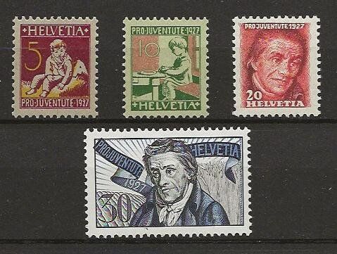 Tutti i francobolli: 1927  Pro Juventute Serie, postfrisch ** – Nuovo (secondo la descrizione) da Arlesheim venduto da kuhnphila