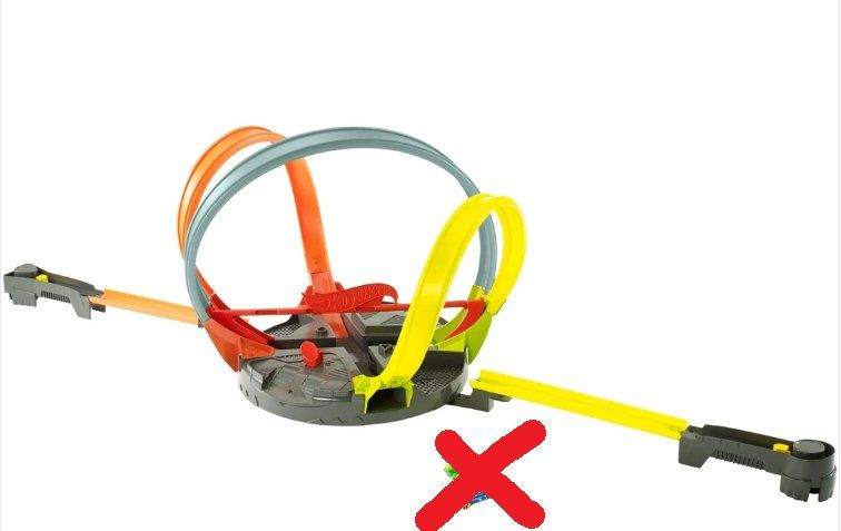 Hot Wheels Circuits: Hot Wheels Mega-Looping-Crashbahn, mit Batterien inklusive – D'occasion à Ennetmoos par no_pain_no_gain