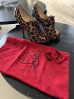 Bottines à bout ouvert à lacets Christian Louboutin 39