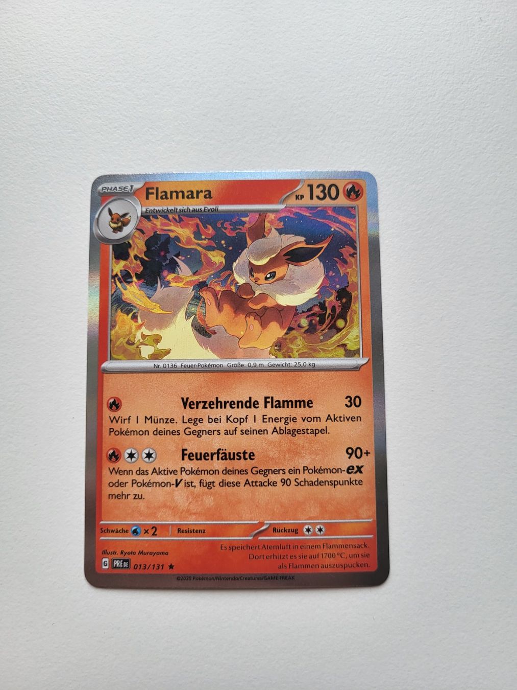 Pokémon Cartes à collectionner: Flareon (Prismatic Evolutions 013/131) – D'occasion à Erlenbach ZH par ram_mjn5
