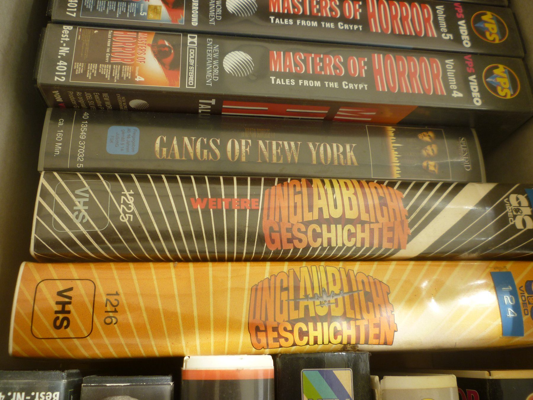 Tutti i VHS: 12 Horror Video kassetten – Usato da Langnau am Albis venduto da Molosser