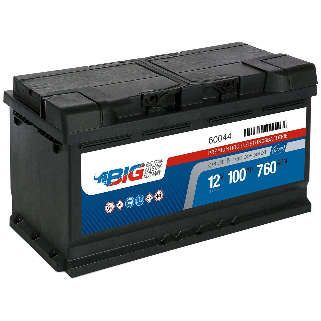 Batterie: BIG Premium 12V 100Ah Autobatterie – Nuovo e nell'imballaggio originale da Bottighofen venduto da zaap 2