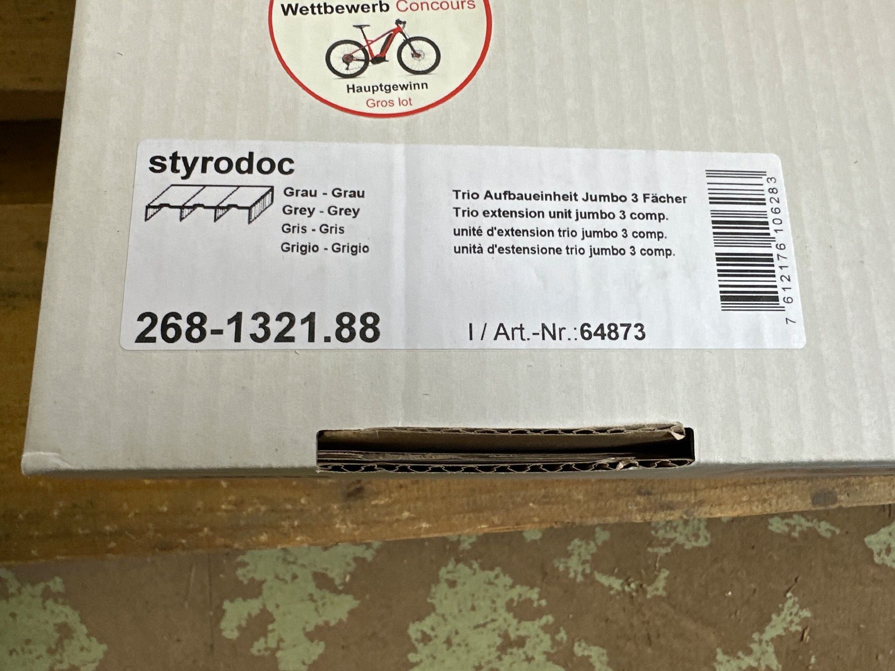 Altro in Decorazioni & Accessori: styro® Sortierstation styrodoc Jumbo, DIN C4, grau – Nuovo e nell'imballaggio originale da Necker venduto da liq24 1