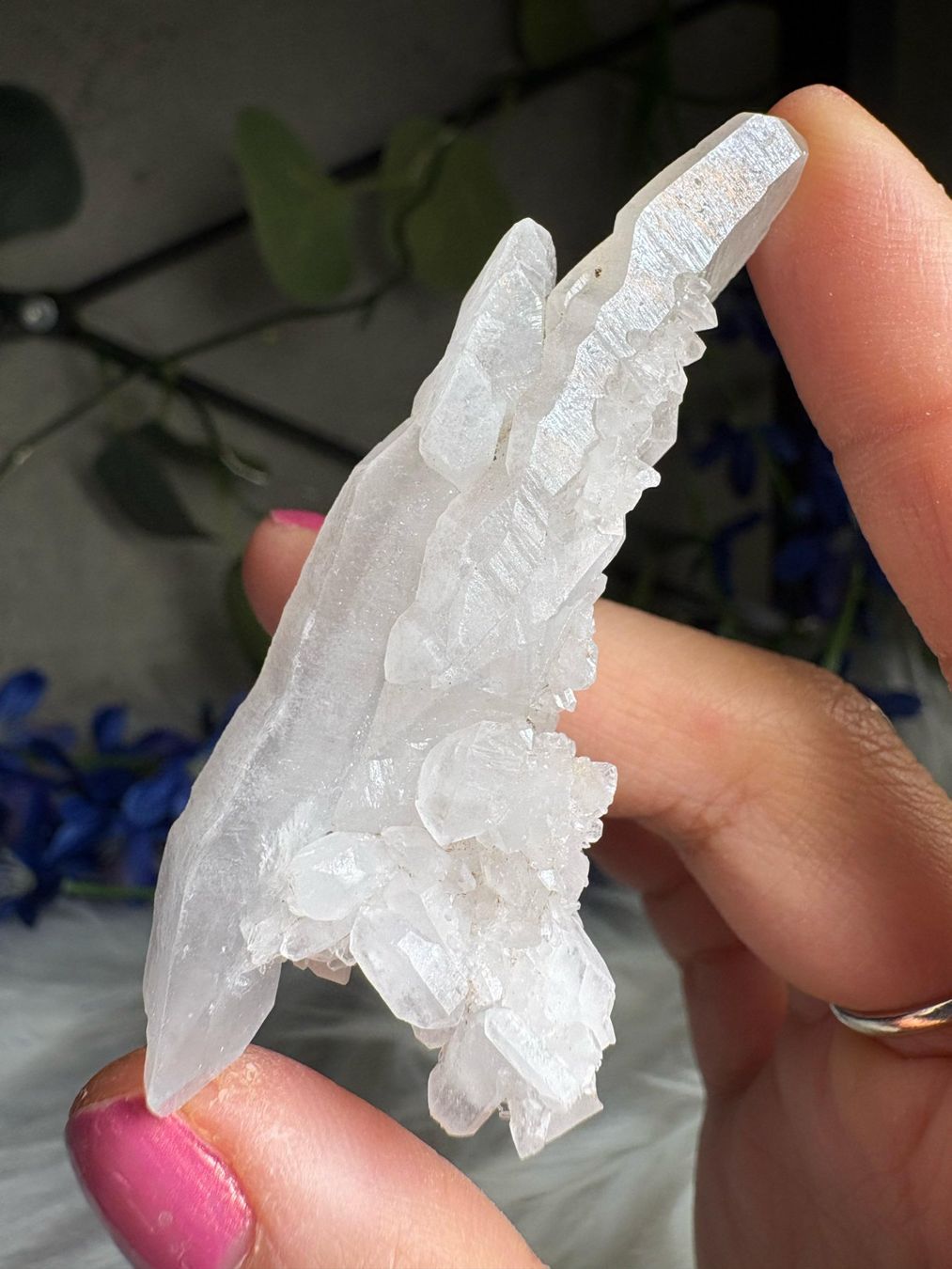 Minerali & Pietre curative: Kolumbianischer Lemurian-Quarz-Cluster – Nuovo (secondo la descrizione) da Neuheim venduto da m.hald 6