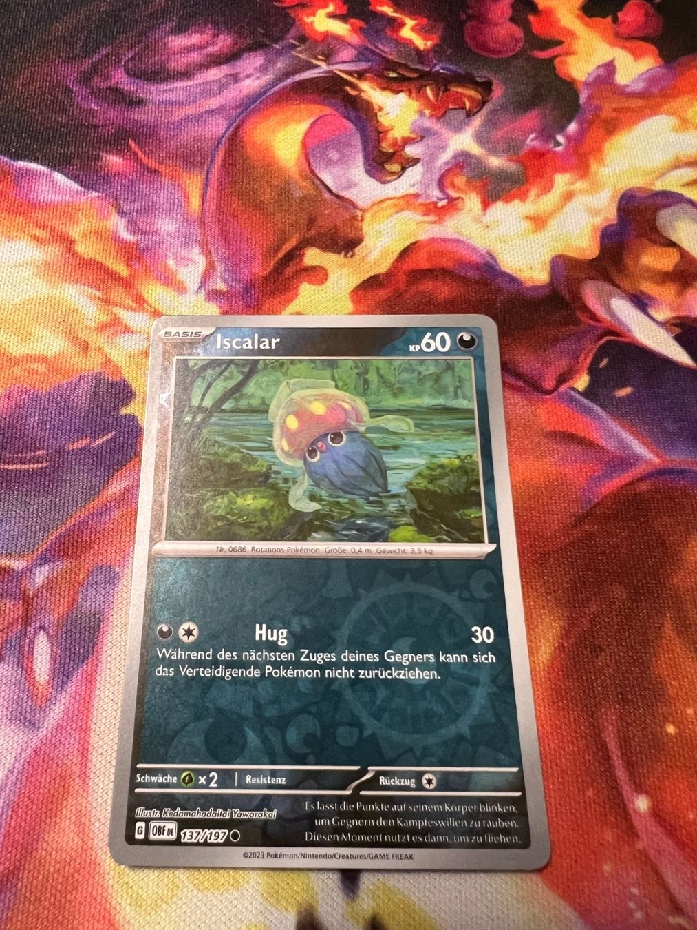 Pokémon Carte collezionabili: Iscalar (OBF 137) / Reverse Holo / Obsidianflammen – Nuovo (secondo la descrizione) da Bülach venduto da CherryBlu