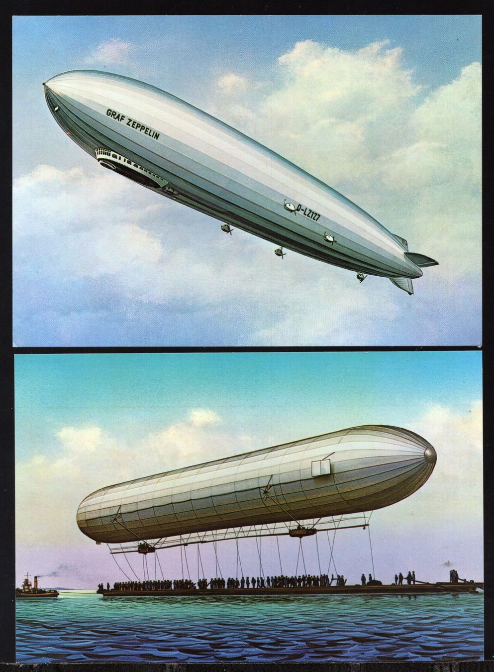 Cartes postales: 4 Karten Zeppelinluftschiff – Neuf (Voir description) à Aarau par kufi44 2