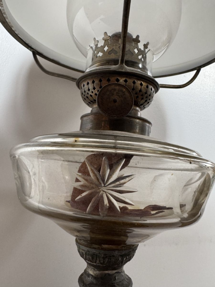 Lampes: Antike Petrollampe – D'occasion à Hombrechtikon par Froeschli9 4