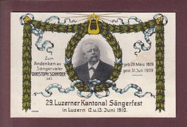 LUZERN - Sängerfest 1910