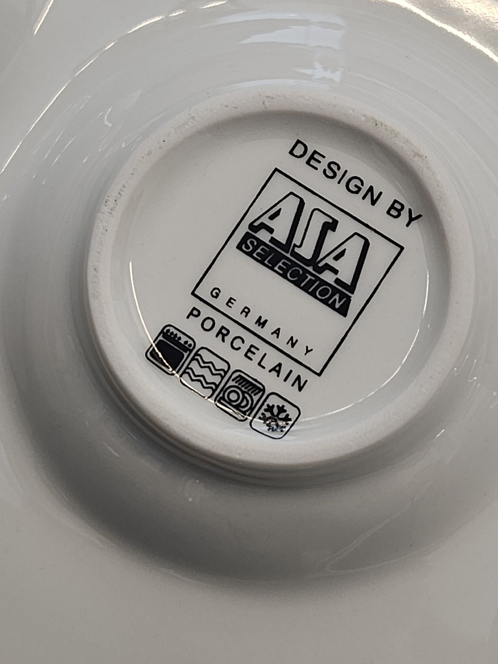 ASA Selection Piatti: 2x ASA Selection Dessert Teller 3 Fächer Porcelain Weiss – Nuovo (secondo la descrizione) da Anwil venduto da tamoos 1