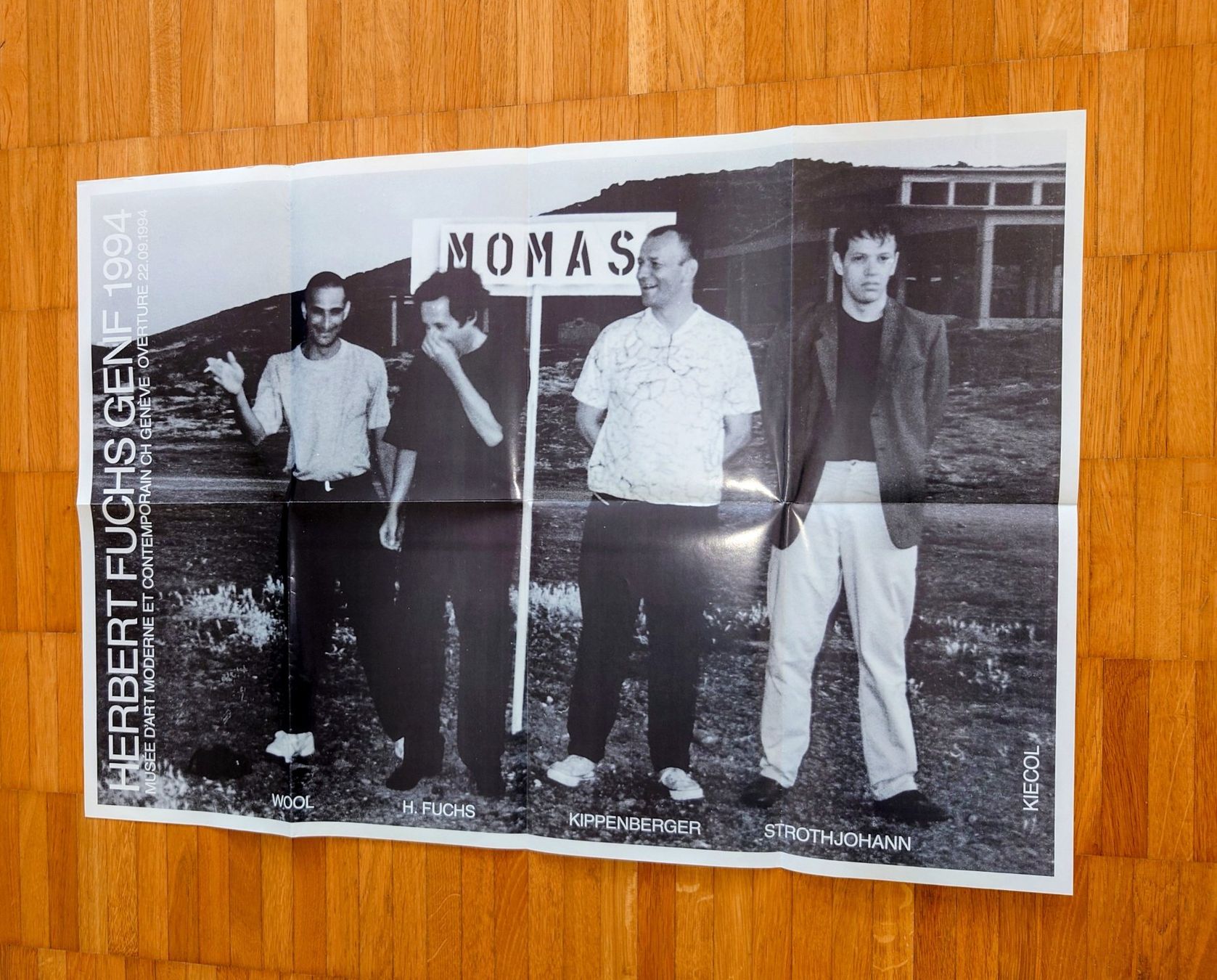 Posters & Illustrations: Herbert Fuchs "MOMAS" Kippenberger, Wool, etc. 1994 Ultrarar – Neuf (Voir description) à Zürich par Artnex 1