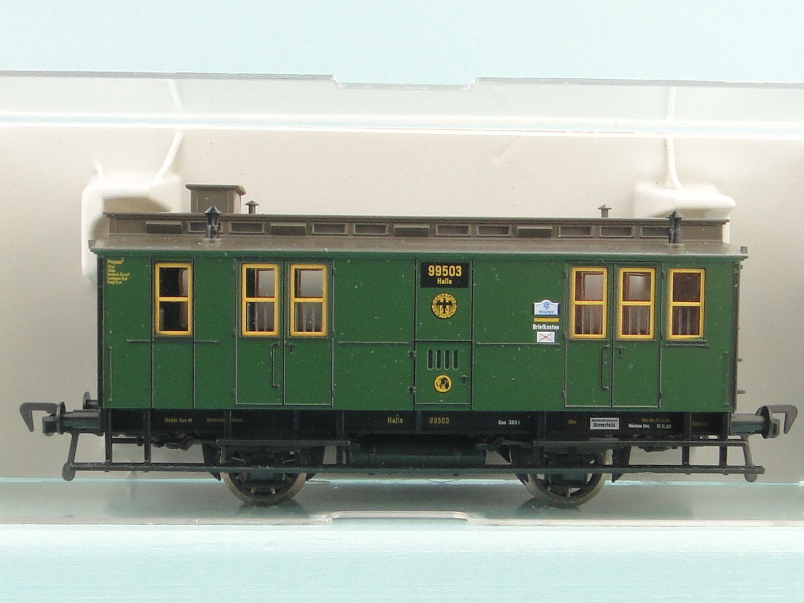 Fleischmann Modellini di ferrovie: Fleischmann 5057 Postwagen DRG, NEU – Usato da Bülach venduto da cann11