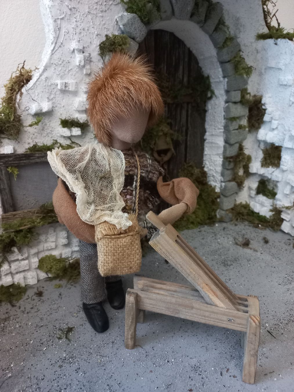 Figurines: Schwarzenberger Krippenfigur, Hirte mit Flachsbrecher – D'occasion à Lachen SZ par jimmygoal13