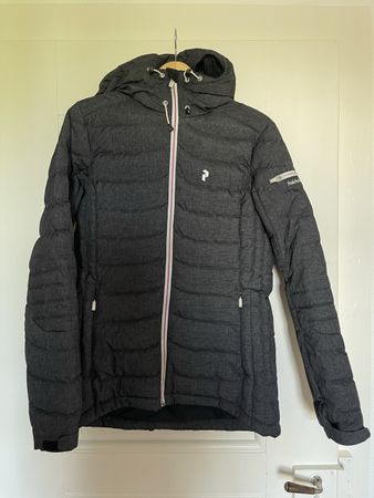 Damen Daunen-/Skijacke Peak Performance Grösse M grau